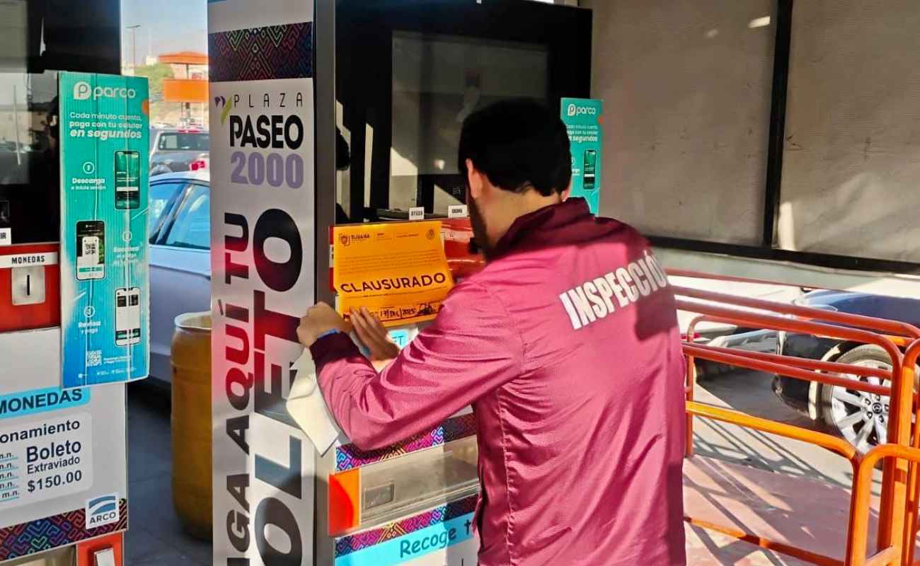 Refuerzan operativos de inspección en estacionamientos de Tijuana