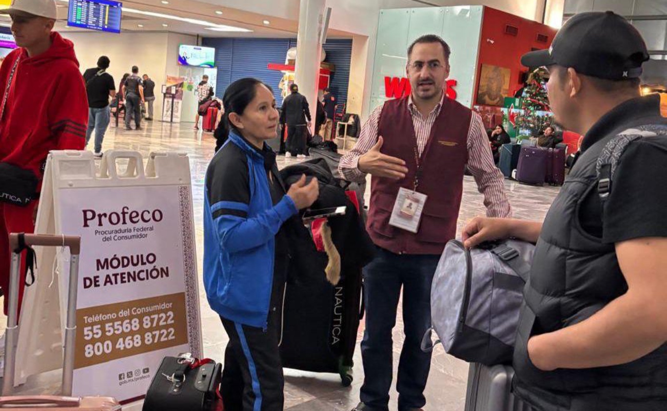 Atiende Profeco a consumidores afectados por demoras y cancelaciones en Aeropuerto de Tijuana