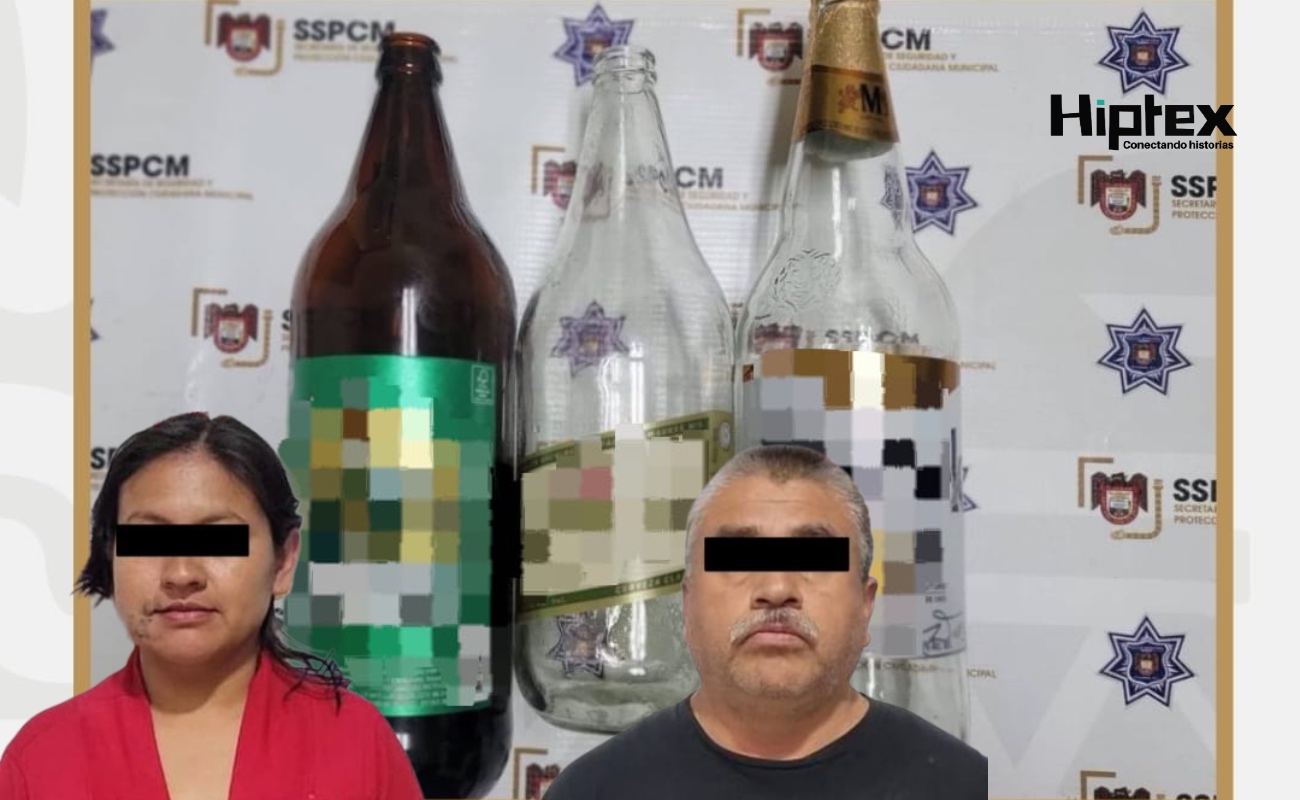Detiene Policía Municipal a dos personas por presunta corrupción de menores