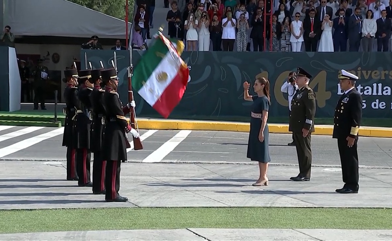 Claudia Sheinbaum Pardo encabezó la conmemoración del 164 Aniversario de la Batalla de Puebla.
