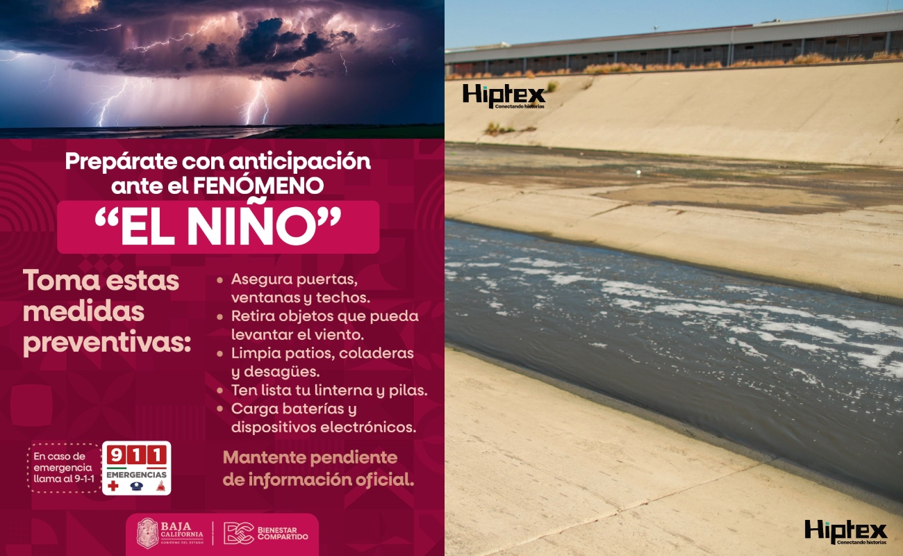 Impulsa gobierno de BC medidas de prevención ante fenómeno “El Niño” con limpieza del Río Tijuana