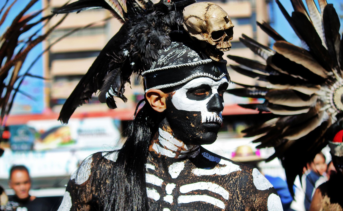 Realizan tradicional Festival de Día de Muertos en el Mercado Hidalgo