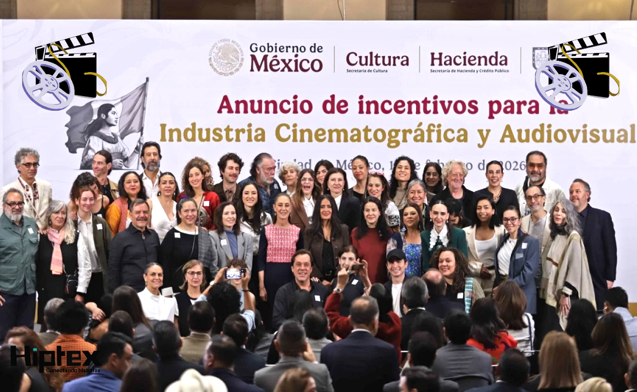 Apoyo para películas en México 2026; Sheinbaum anuncia incentivos con Salma Hayek y nueva ley de cine