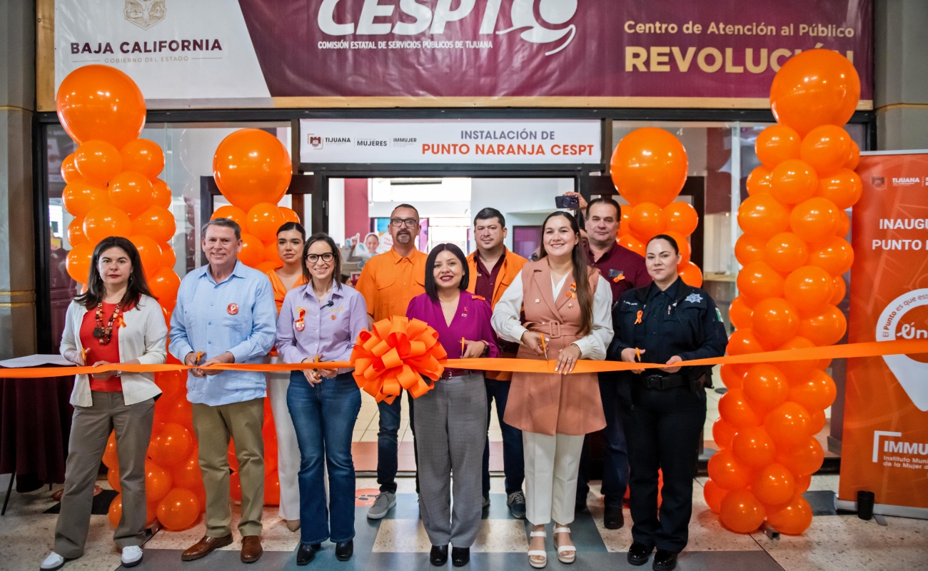 Habilita CESPT punto naranja en zona centro como espacio seguro para mujeres