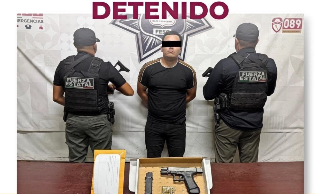 Juan Antonio “El Bocho”, de 29 años, fue arrestado en Valle Nuevo con una pistola calibre .40 y 162 gramos de fentanilo.