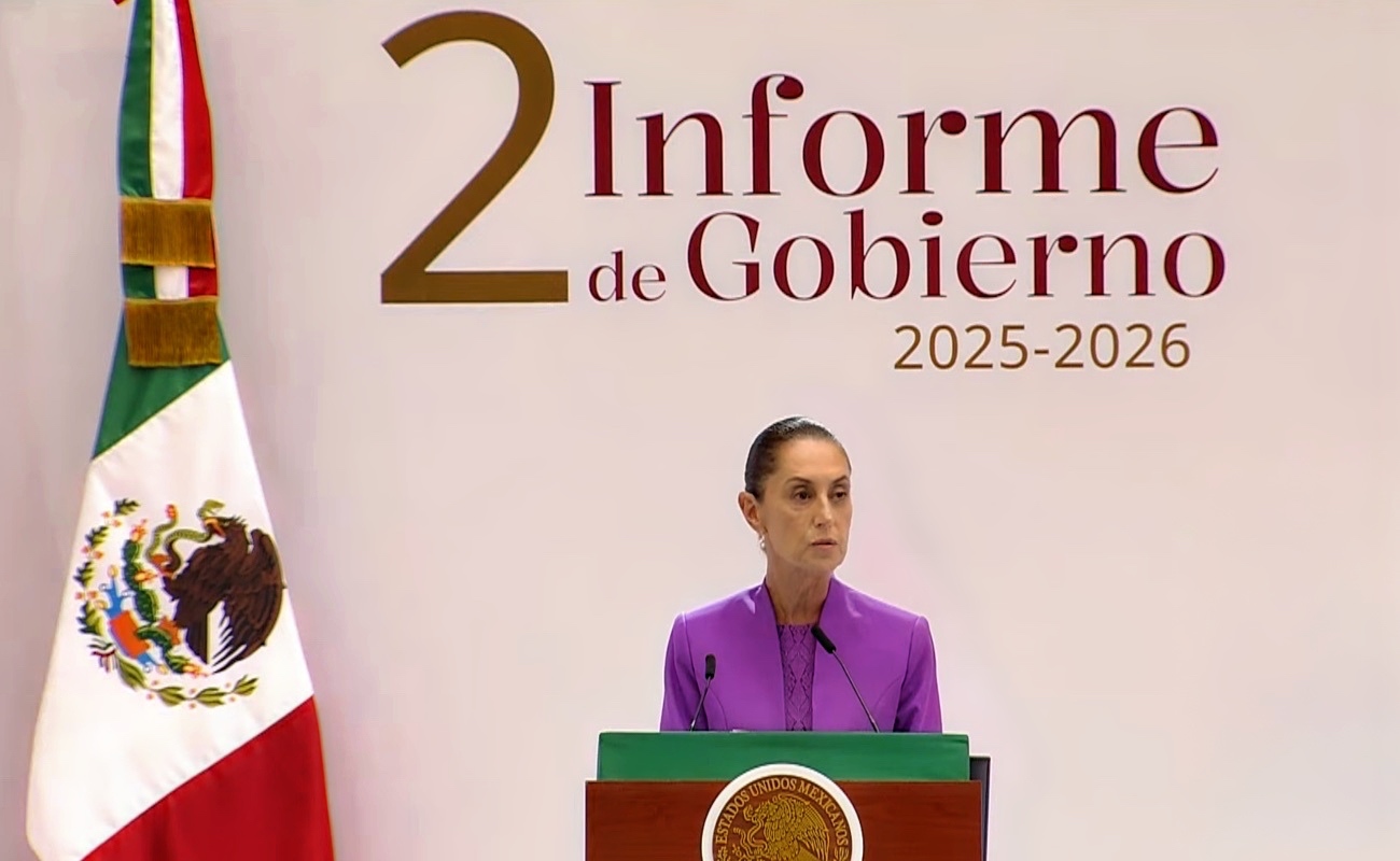 Recuperar la rectoría del Estado no significa abandonar la disciplina fiscal, Sheinbaum Pardo en su segundo Informe de Gobierno