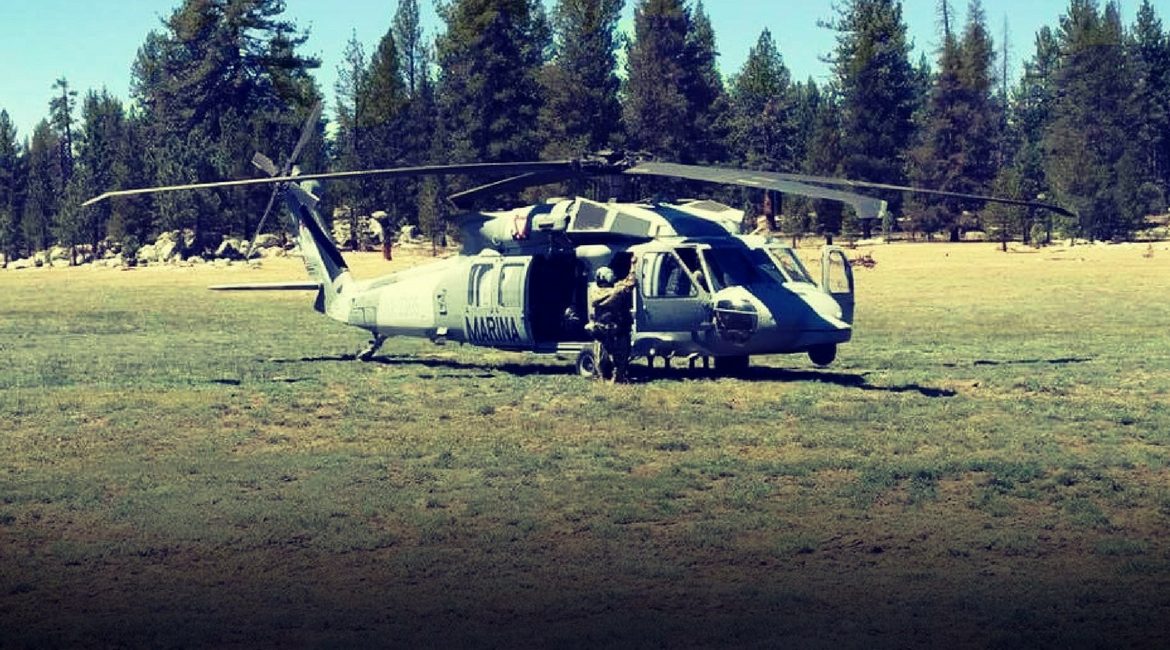 Encuentran con helicóptero a los estadounidenses perdidos en San Pedro Mártir