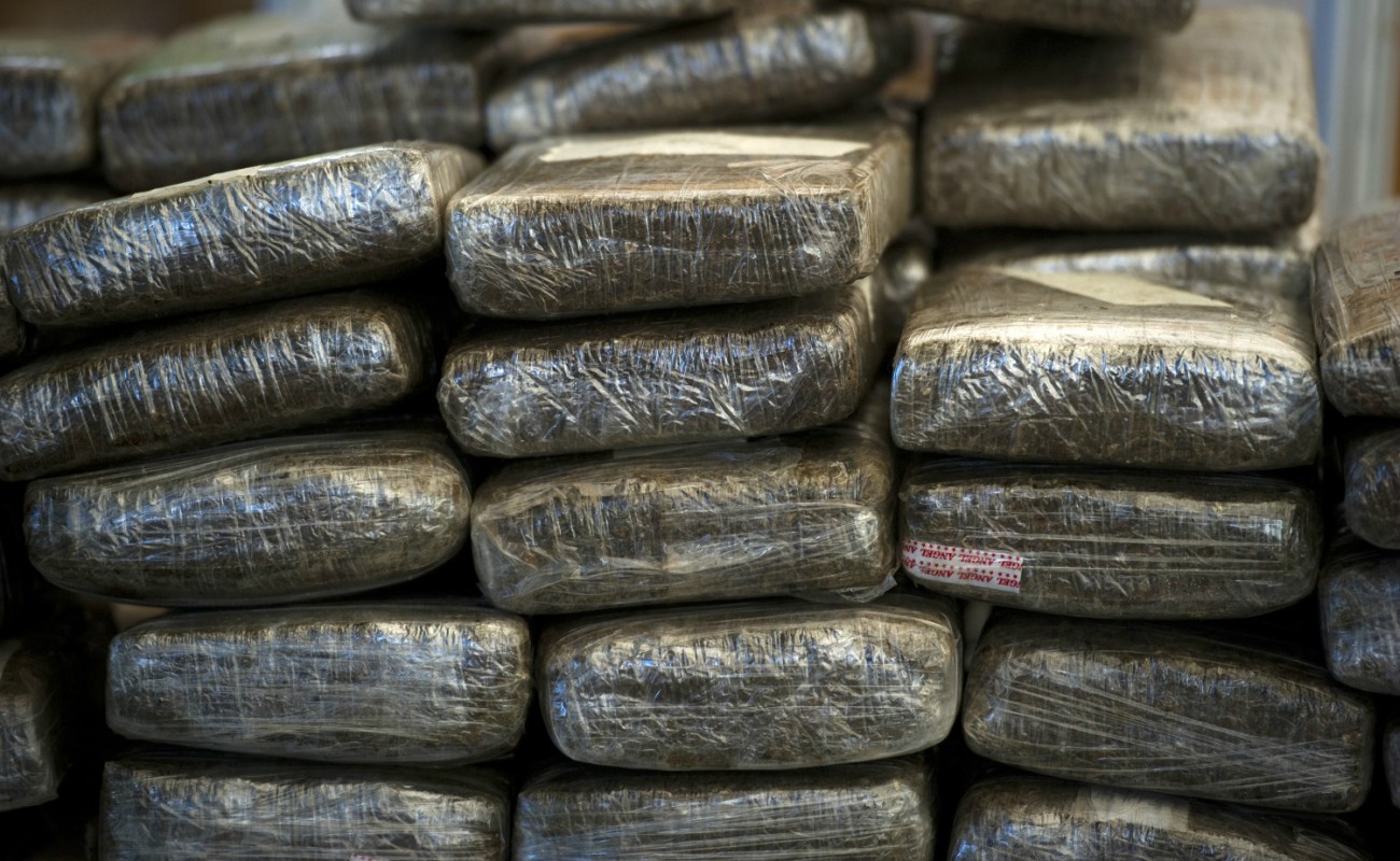 Decomisan media tonelada de droga en el Ejido Ojo de Agua