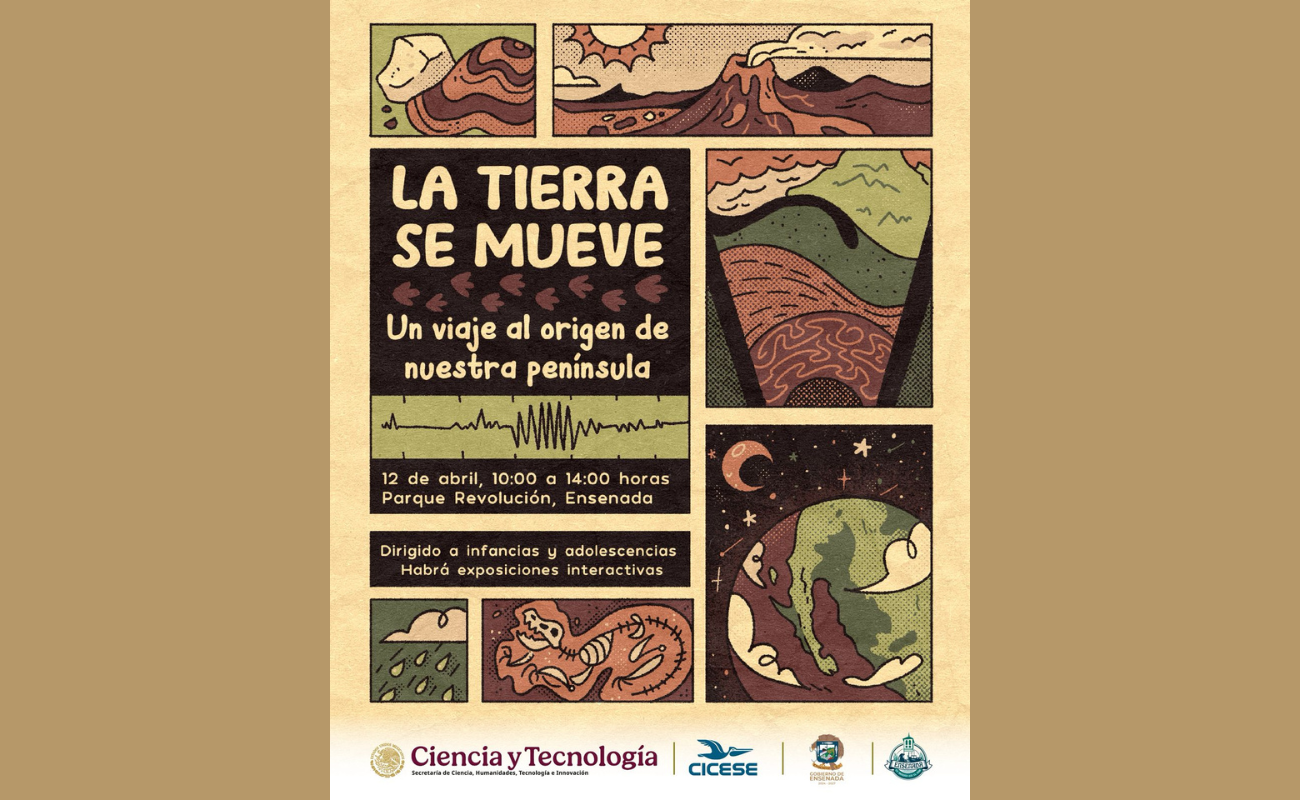 Invita Gobierno de Ensenada al evento “La Tierra se mueve: un viaje al origen de nuestra península”