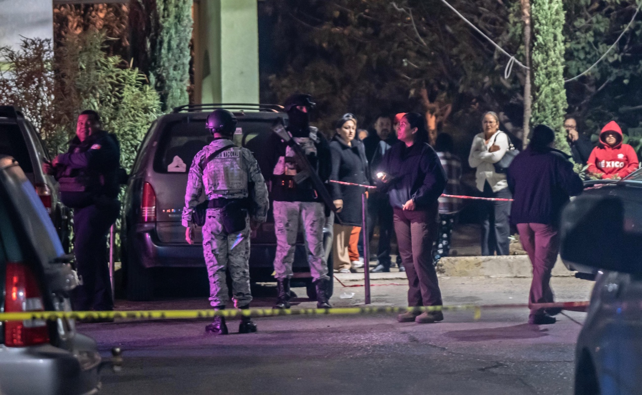 En la escena del crimen se localizaron cinco indicios balísticos.