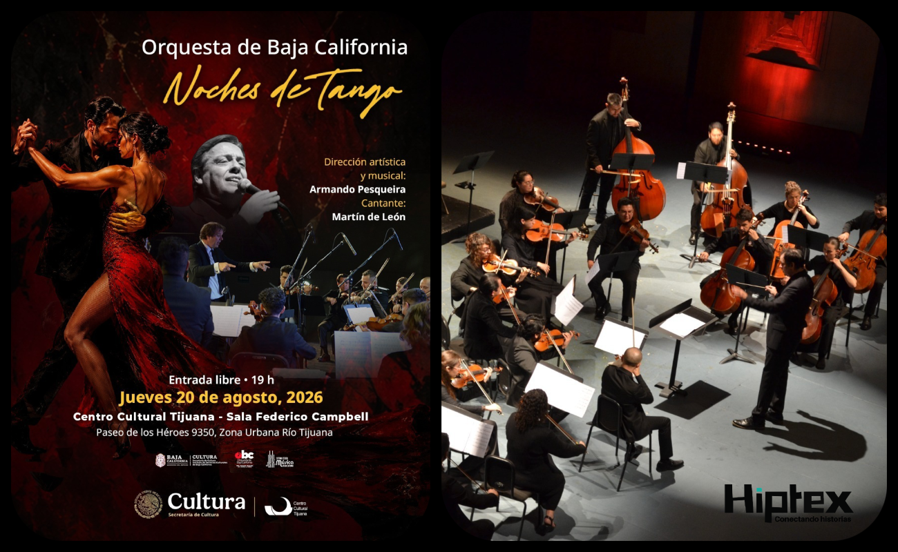 La OBC presenta “Noches de Tango” en el Centro Cultural Tijuana