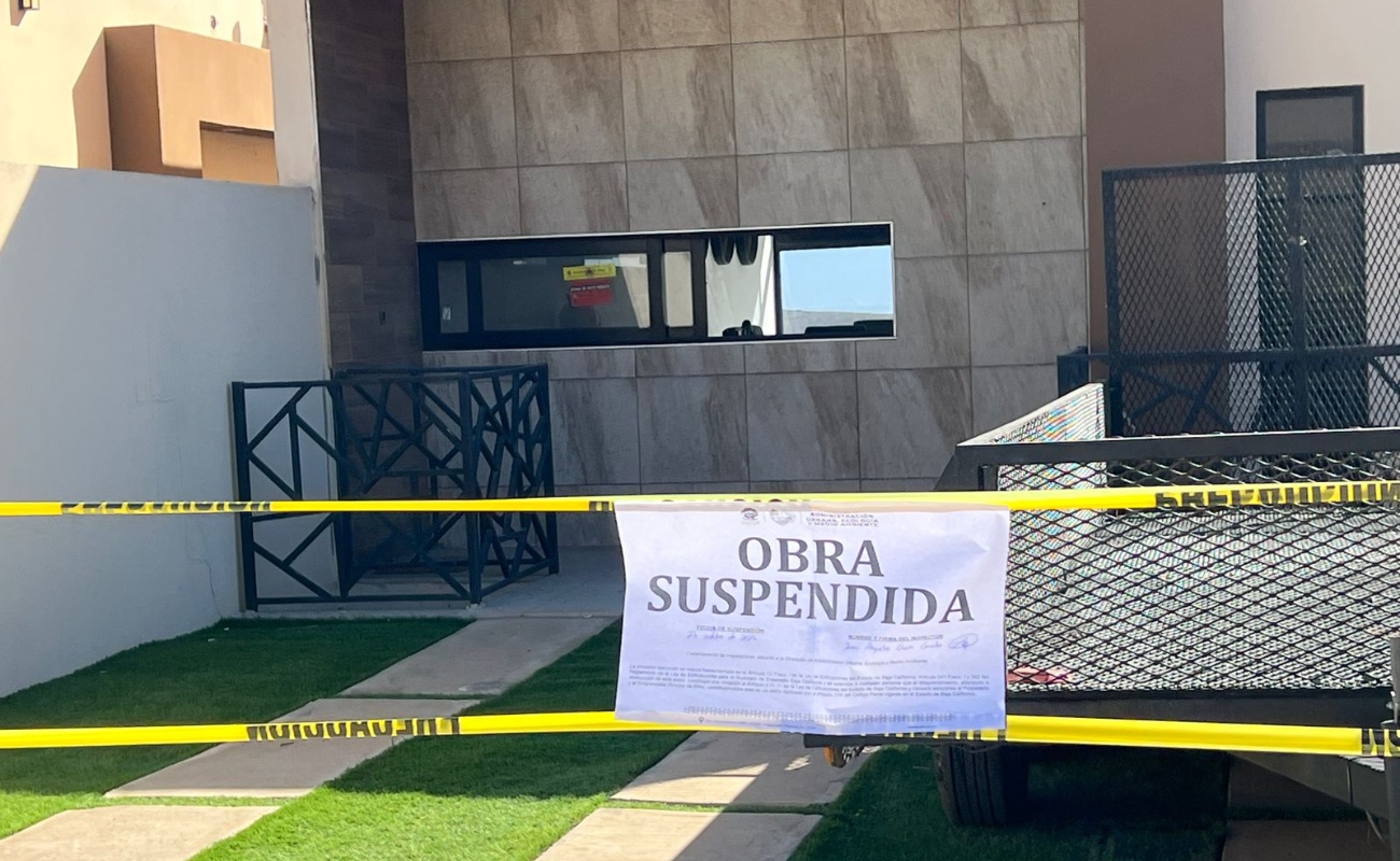 Clausura Gobierno de Ensenada 10 construcciones en la colonia Moderna Oeste