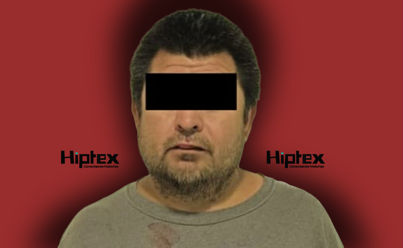 Rubén "N", de 43 años de edad, el detenido.