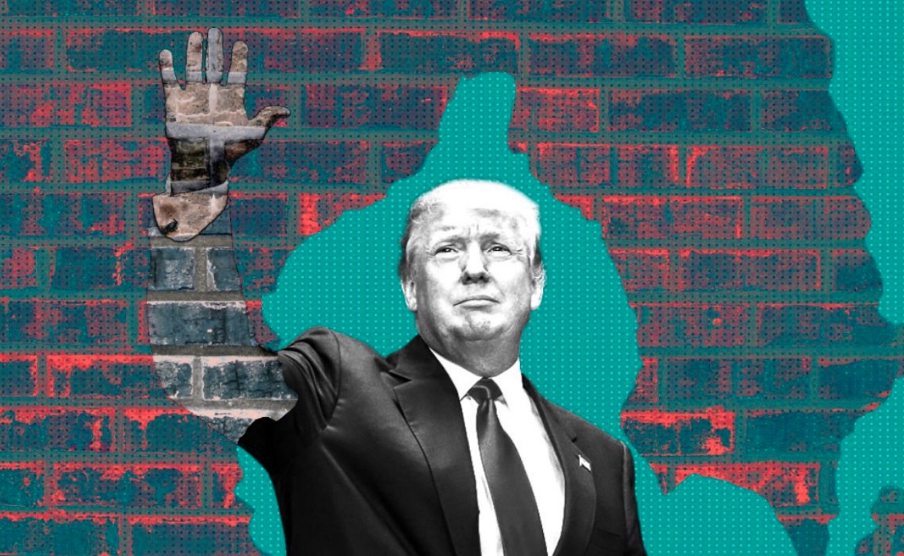 Trump uso su cuenta de Twitter para contestar a los señalamientos de racismo.