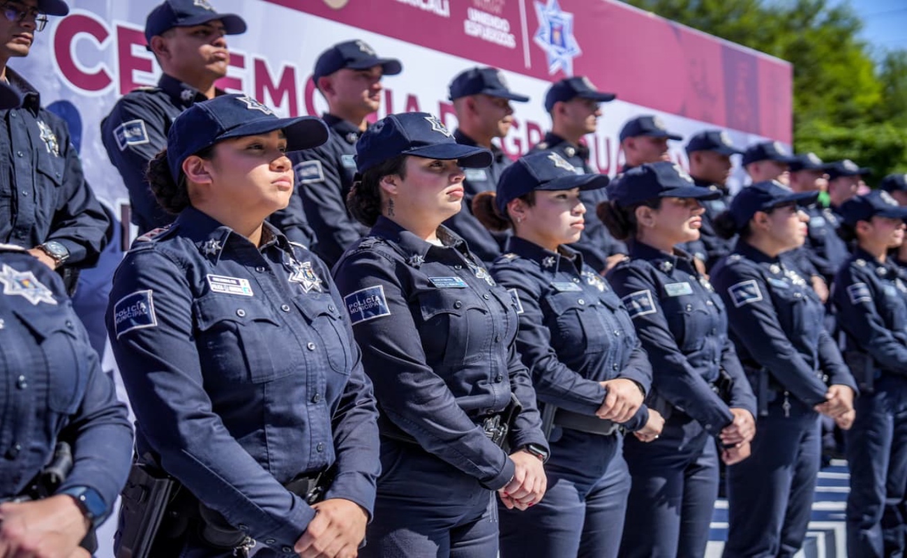 Mexicali mejora su capacidad operativa con nuevos policías