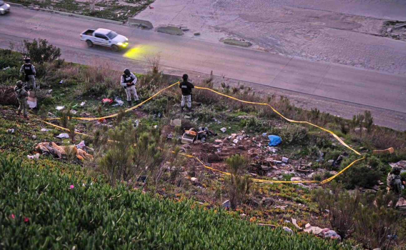 Hallan cuerpo enterrado en Hacienda Las Delicias