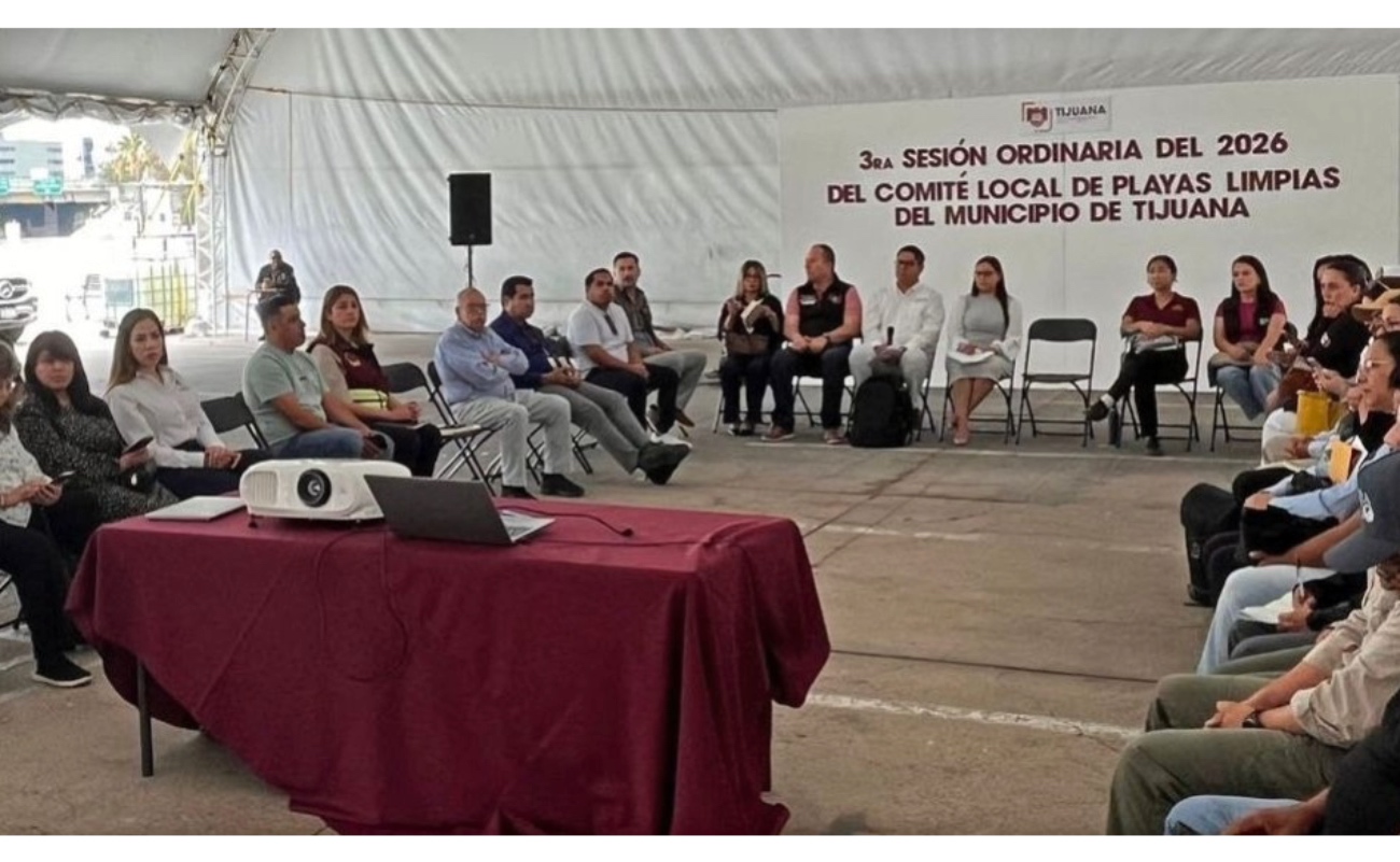 Participa COEPRIS BC en la sesión de comité de playa limpia de Tijuana