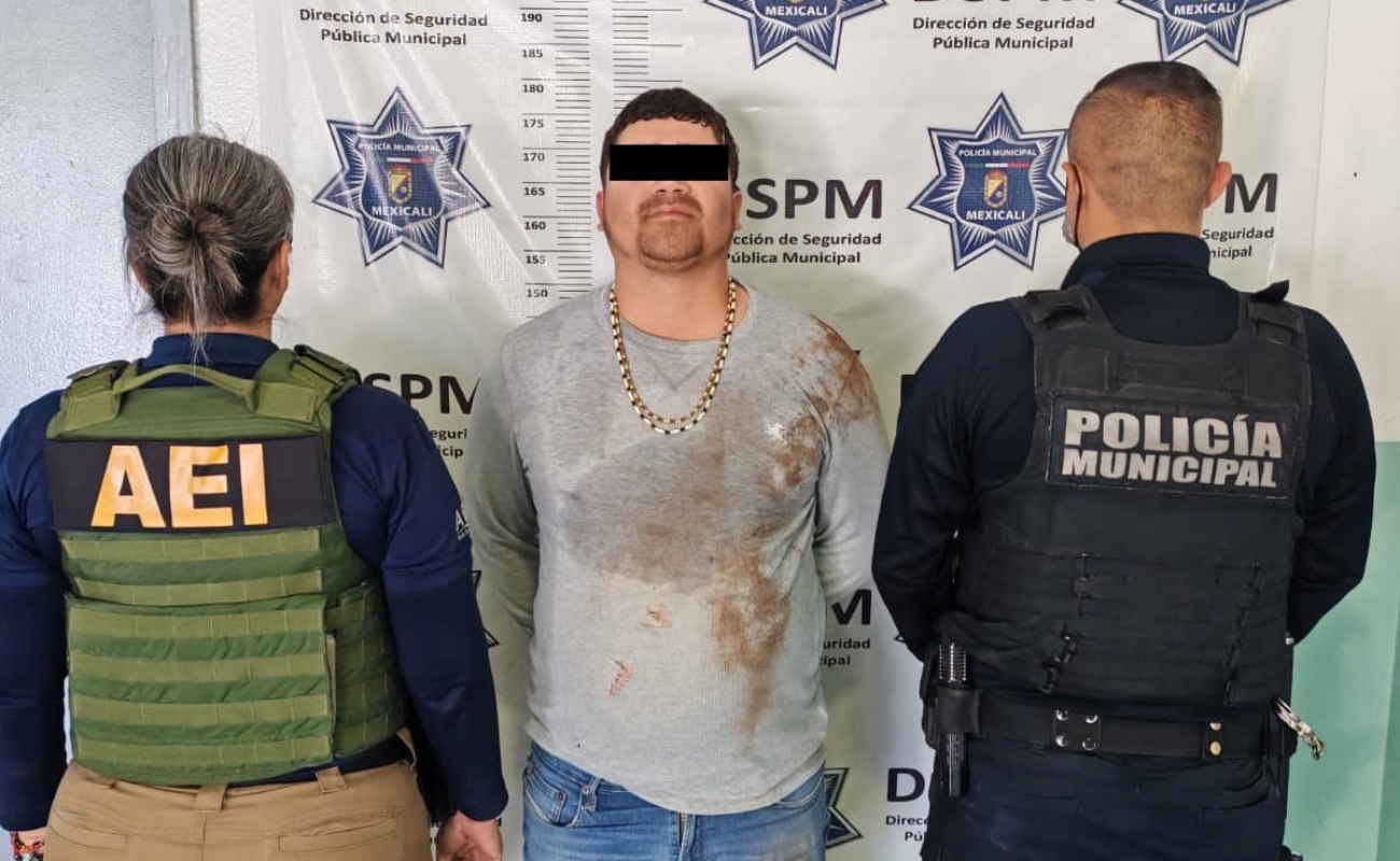 Sergio Tadeo “N”, de 31 años, fue detenido por robo calificado con violencia.