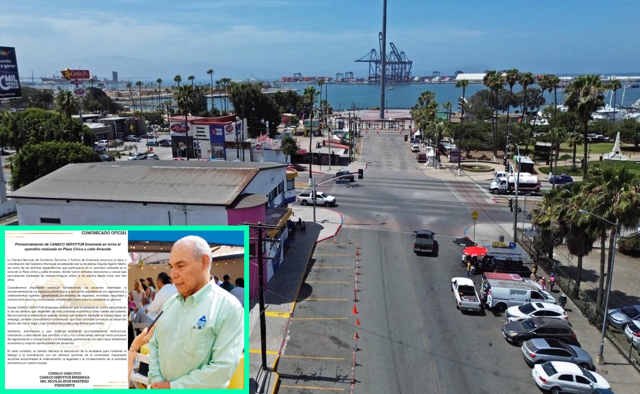 Reconoce Canaco operativo de reordenamiento en Plaza Cívica y calle Alvarado