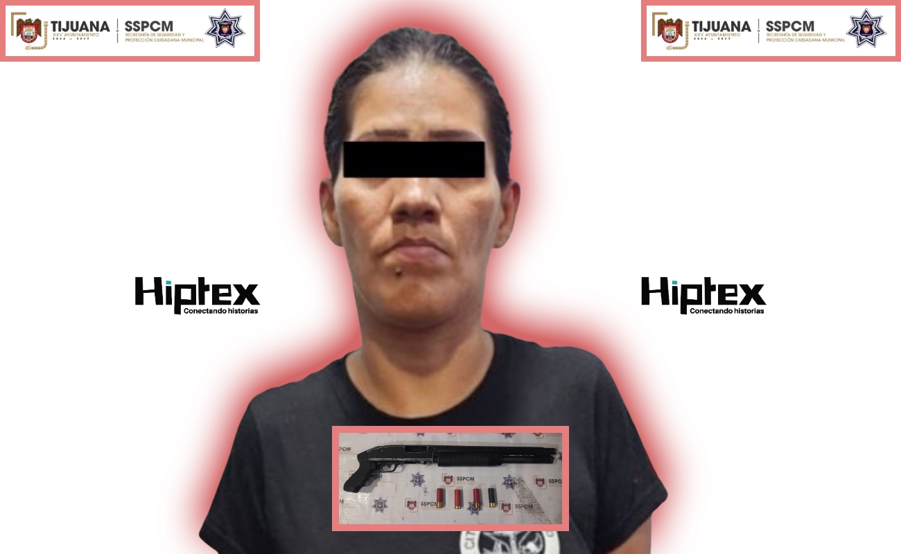 Detienen a mujer en posesión de una escopeta
