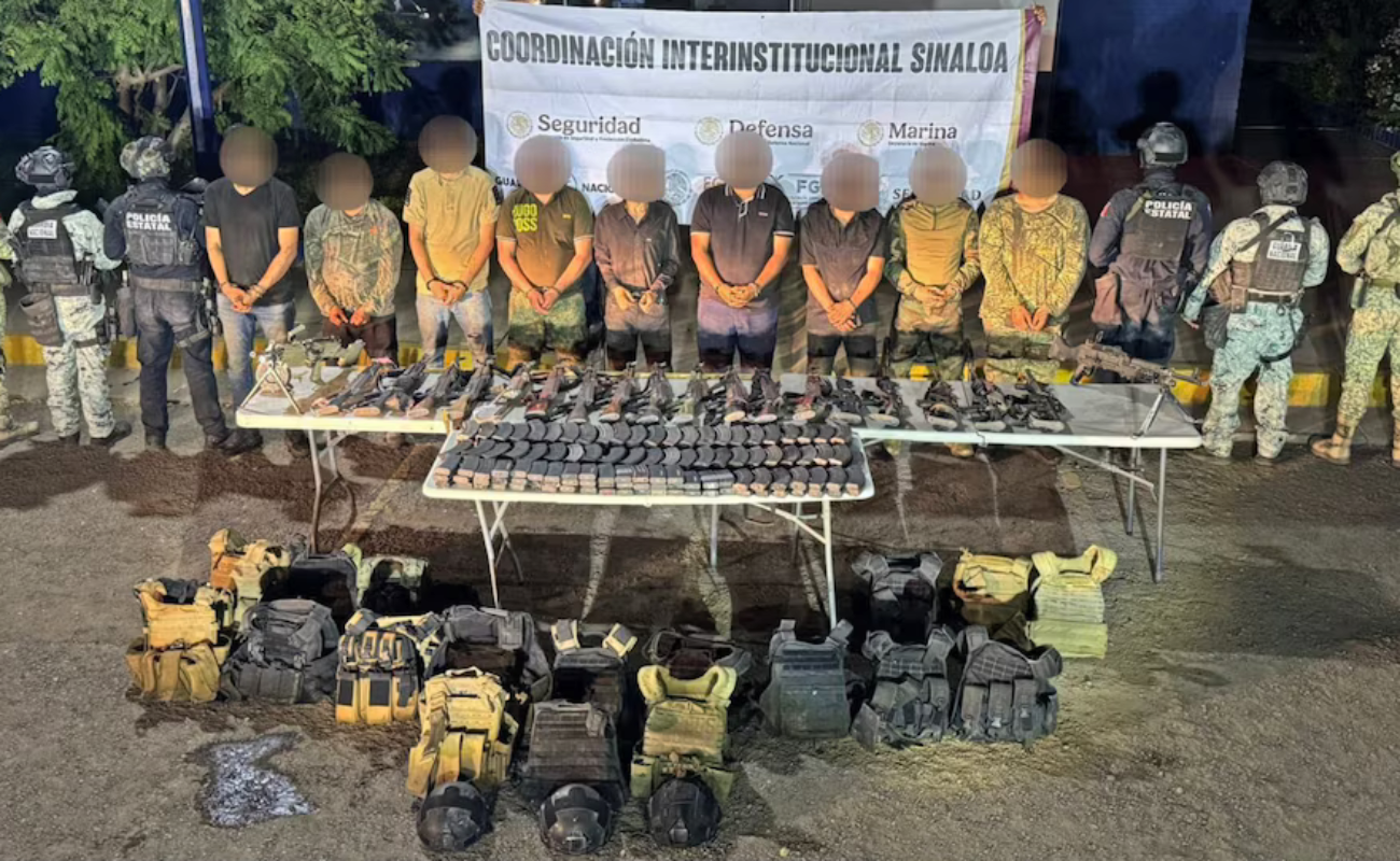 Cinco muertos y nueve detenidos deja enfrentamiento entre policías y civiles armados en Culiacán