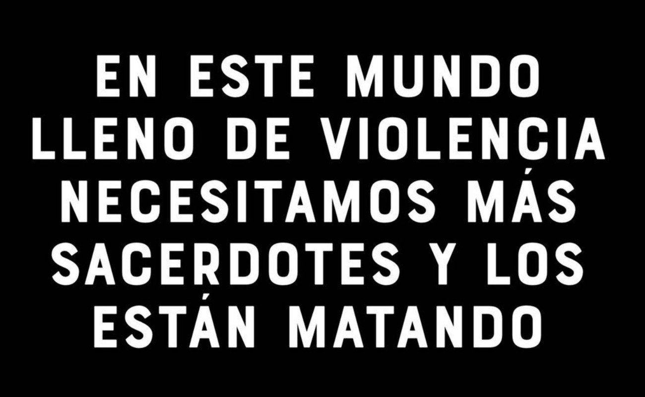 En Twitter se creó el hashtag #NosFaltan24Sacerdotes.