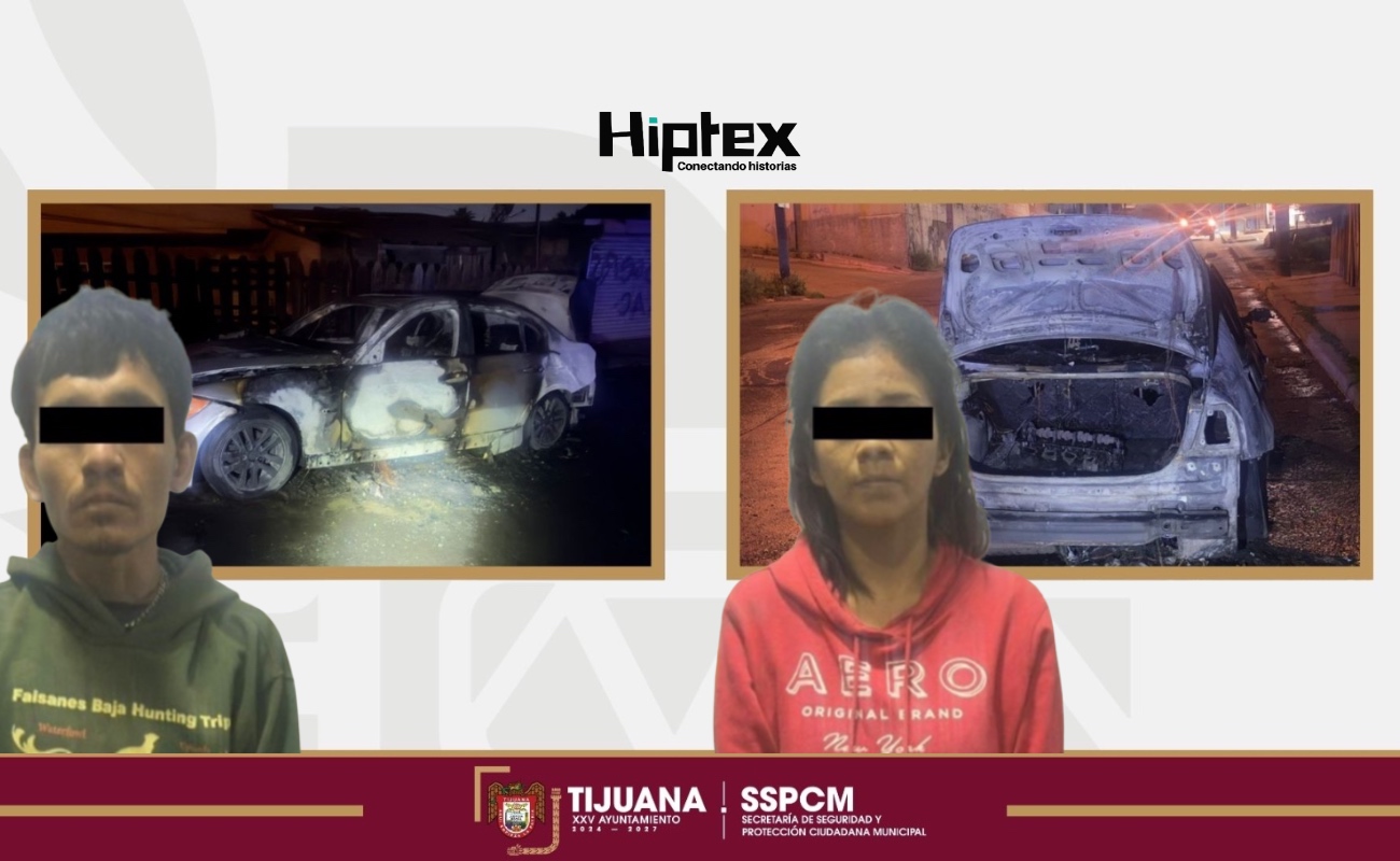 Detiene Policía Municipal a dos personas tras incendio de vehículo en la colonia Los Reyes