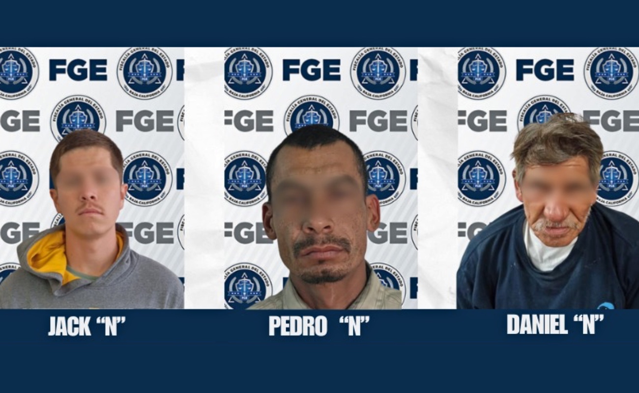 Tres personas fueron vinculadas a proceso y se les impuso prisión preventiva por robo en Ensenada.