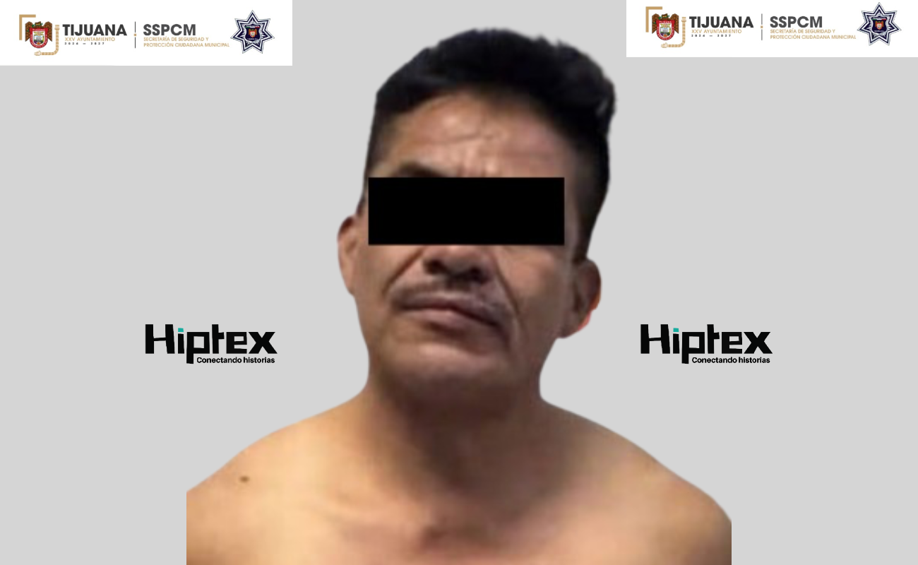 Asegura Policía Municipal a un hombre señalado por violentar a una mujer y a sus vecinos