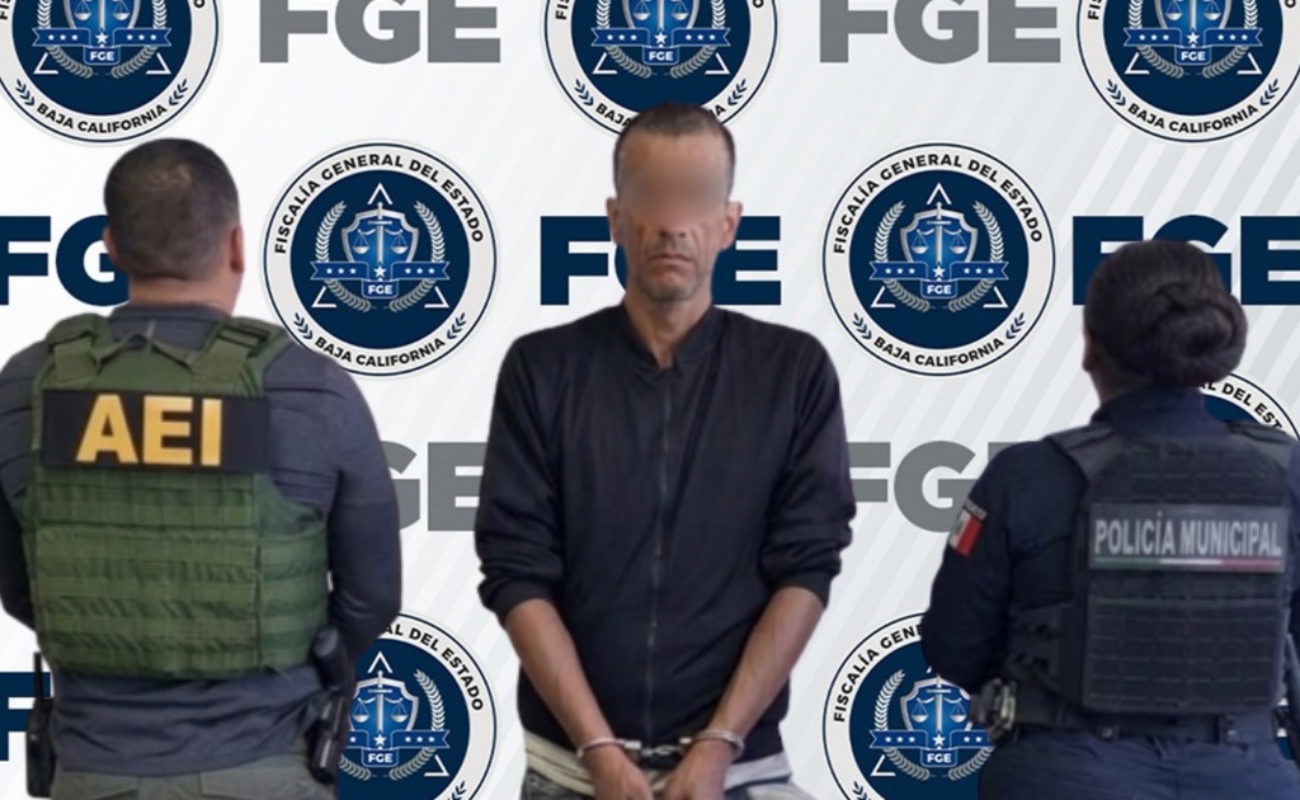 Omar “N” fue detenido por su probable responsabilidad en el robo a casa habitación en Ensenada.