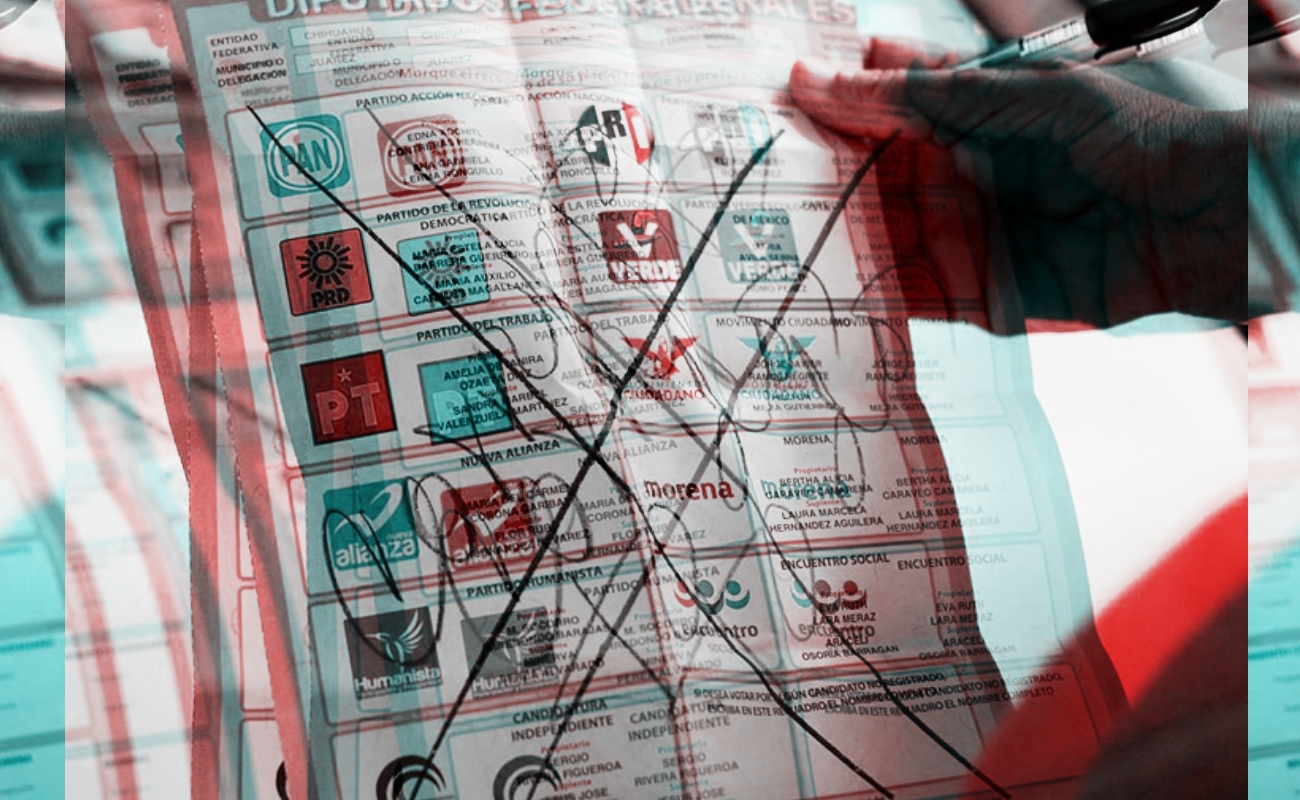 Dado que no necesitan escribir el nombre en un lugar específico, la única manera de anular el voto es anotando dos partidos contrarios, o escribiendo dos candidatos diferentes.