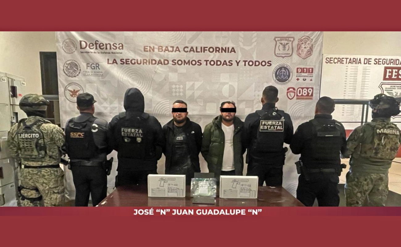 De acuerdo con las primeras indagatorias, los detenidos presuntamente realizan funciones de halconeo a favor de un grupo delictivo.