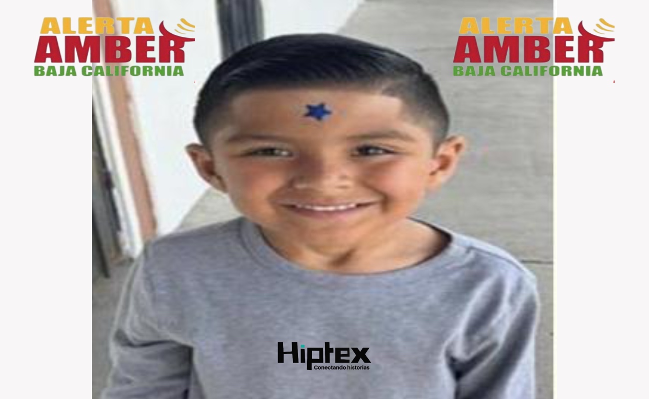 Emiten Alerta Amber para Alek David, tiene cinco años de edad