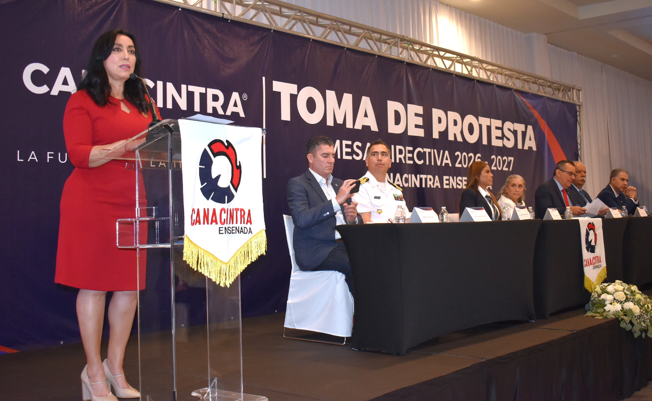 Rinde protesta nuevo consejo directivo de la CANACINTRA Ensenada.