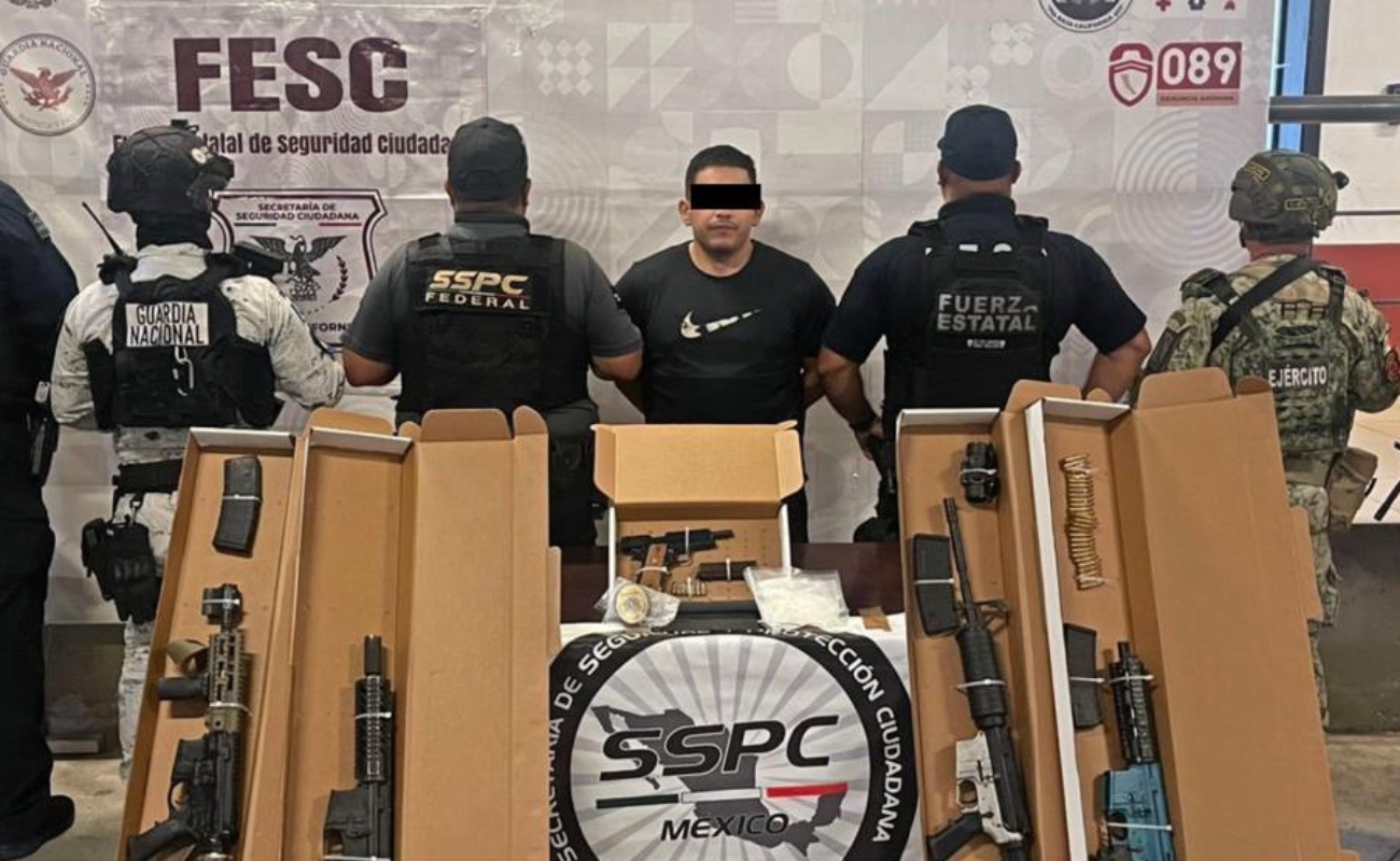 José Paulino “N”, de 29 años, el detenido.
