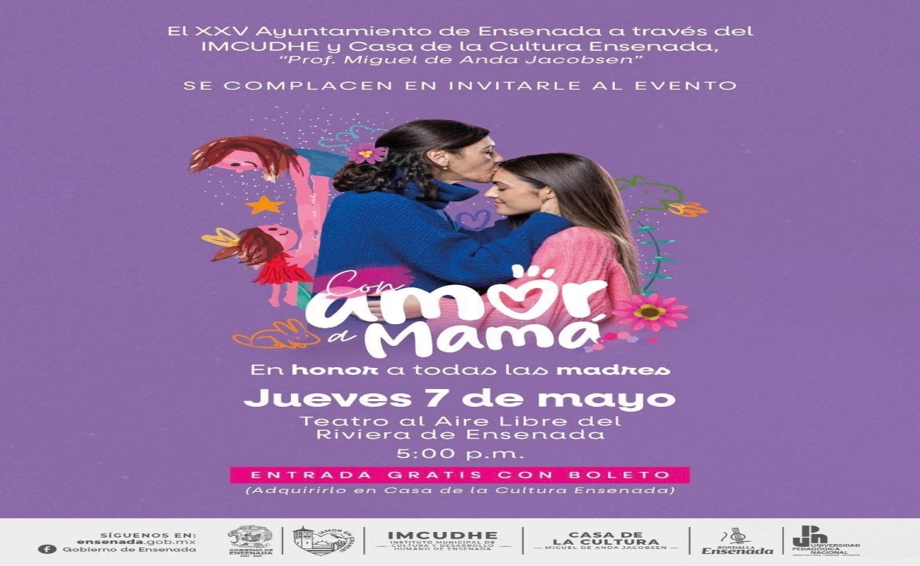 Invita IMCUDHE a celebrar el Día de las Madres con programa musical