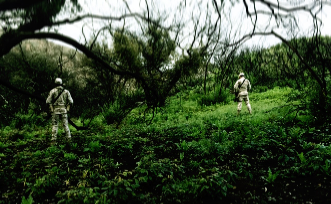 El hallazgo ocurrió durante reconocimientos terrestres en inmediaciones del poblado del Rancho El Borrego, municipio de Ensenada.
