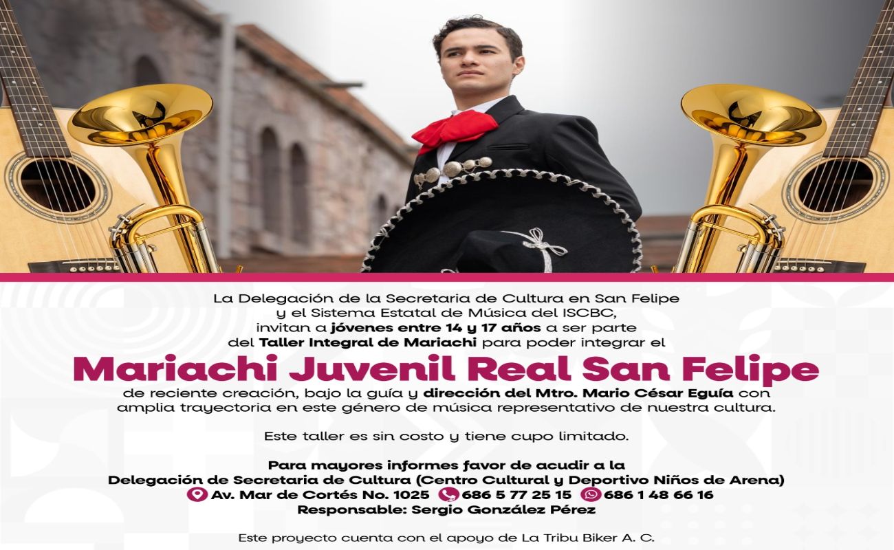 Nace el Mariachi Juvenil Real San Felipe, nueva agrupación del SEM