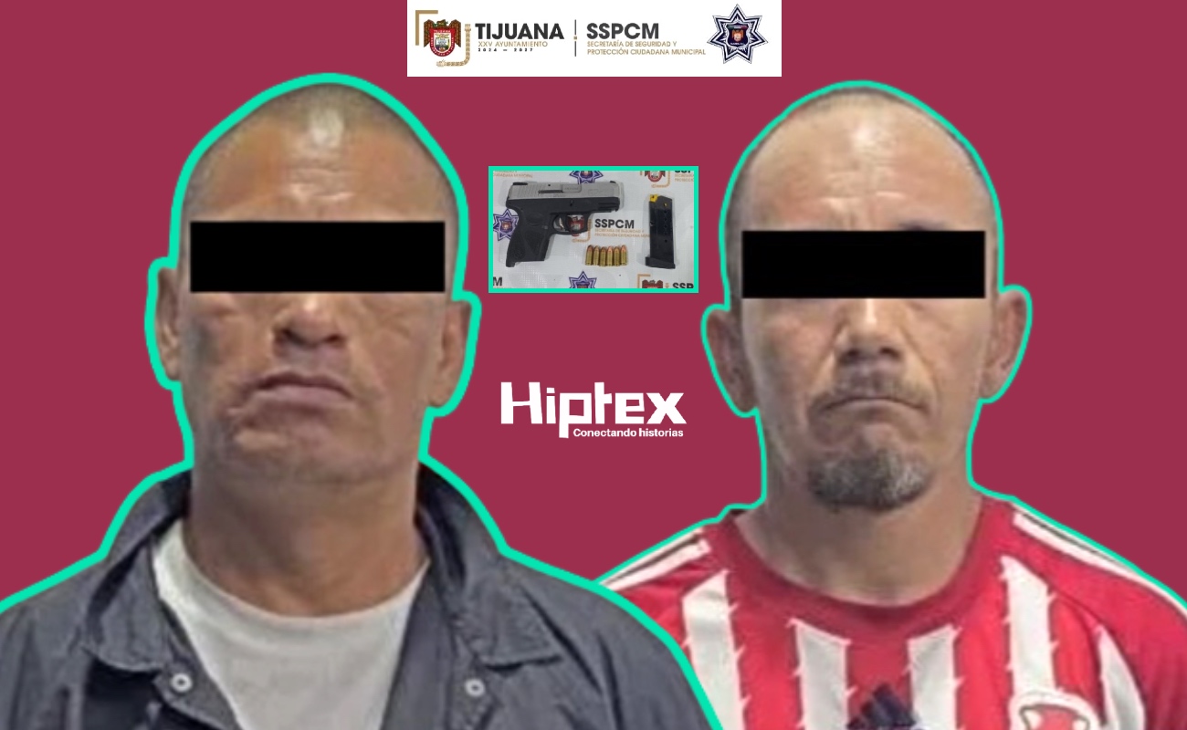 Guillermo “N”, de 47 años, y su acompañante, Giovanni “N”, de 41 años, detenidos.