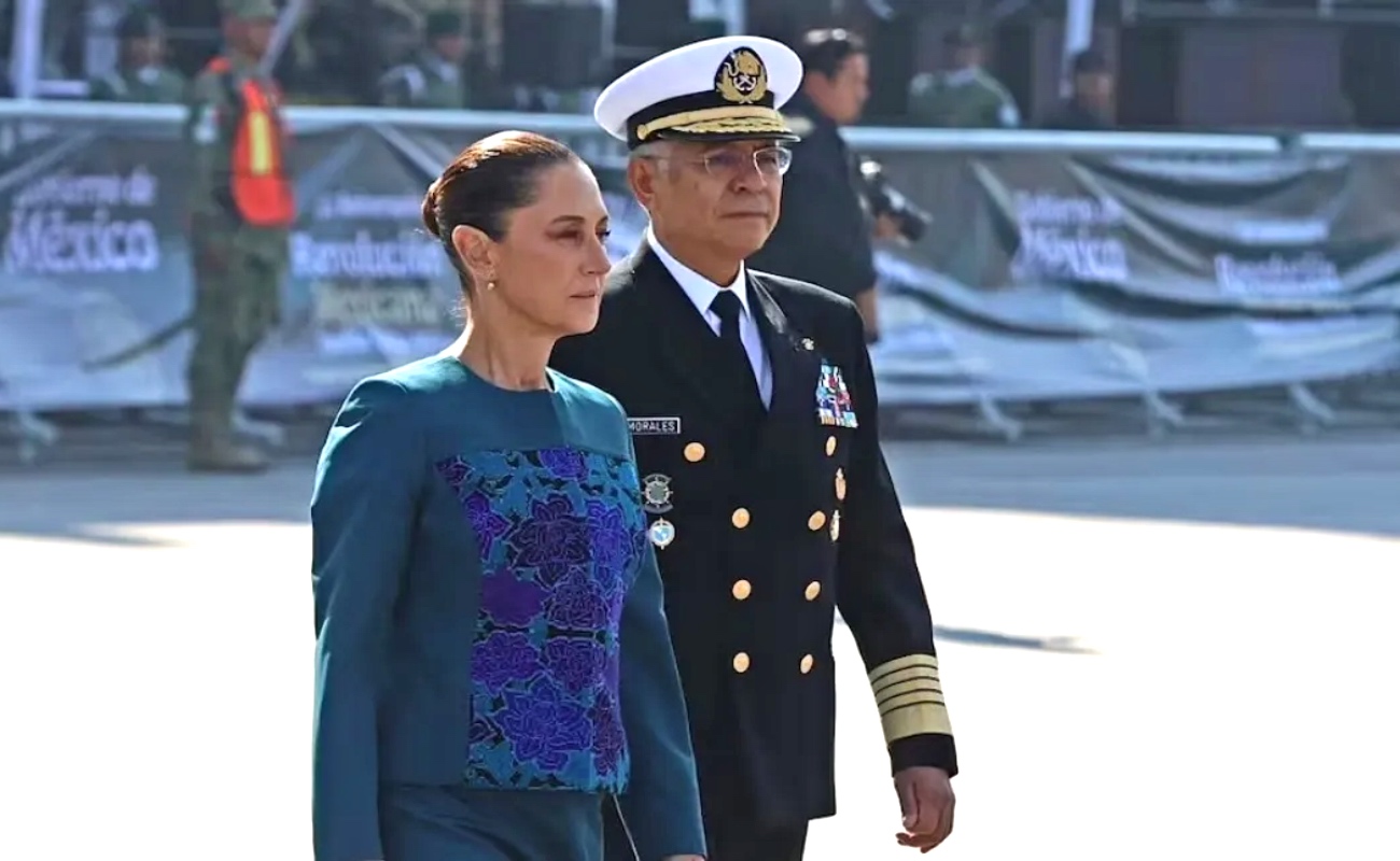 Claudia Sheinbaum Pardo, encabezó la conmemoración de la Revolución Mexicana.