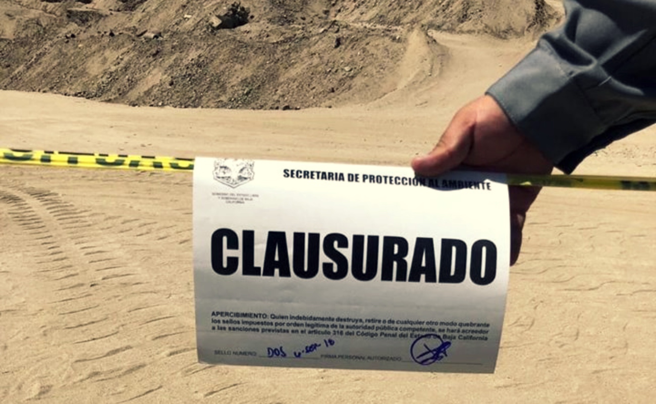 Los cinco espacios clausurados se ubican en Valle de las Palmas